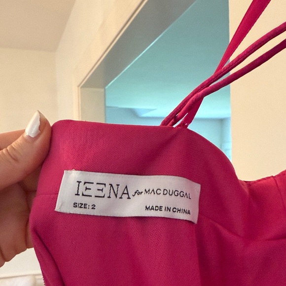 Mac Duggal Fuchsia Wedding Dress - Picture 10 of 17